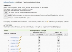 Multiple Page Permissions